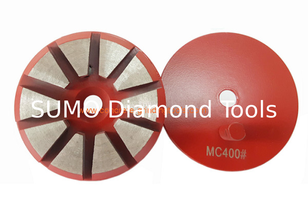 3 inch 10 segments concrete grinding tools single Pin fixed concrete grinding disc  for concrete grinder