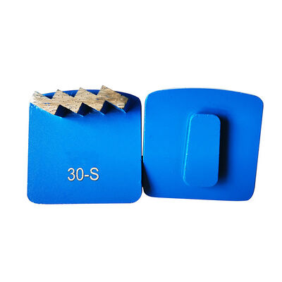 Aggressive ZIGZAG Segments  Redi Lock Diamond Grinding Shoes for Husqvarna