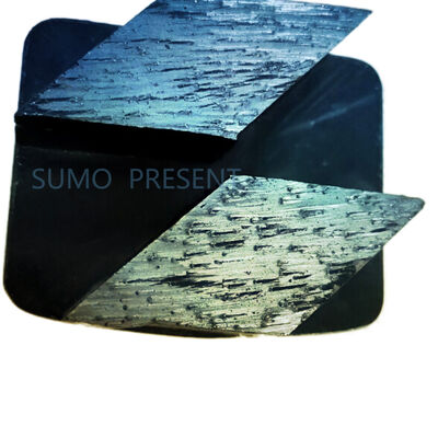 Double Rhombus Segments  Redi Lock Diamond Grinding Shoes for Husqvarna