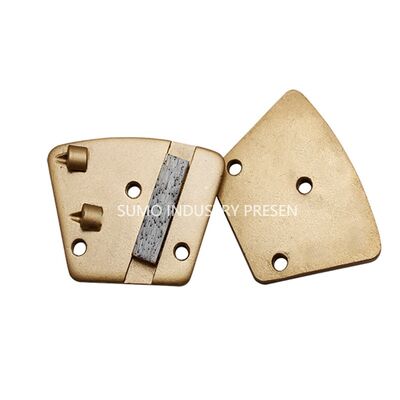 ASL Trapezoid  PCD Single Bar Magnetic Connection Diamond Grinding Shoes non-threaded