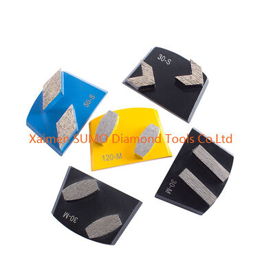 Single Rhombus Seg  Concrete Grinding Tools Super bond Cement Grinding Disc